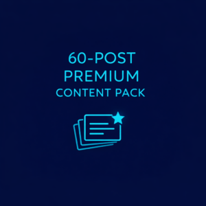 60-Post Premium Content Pack