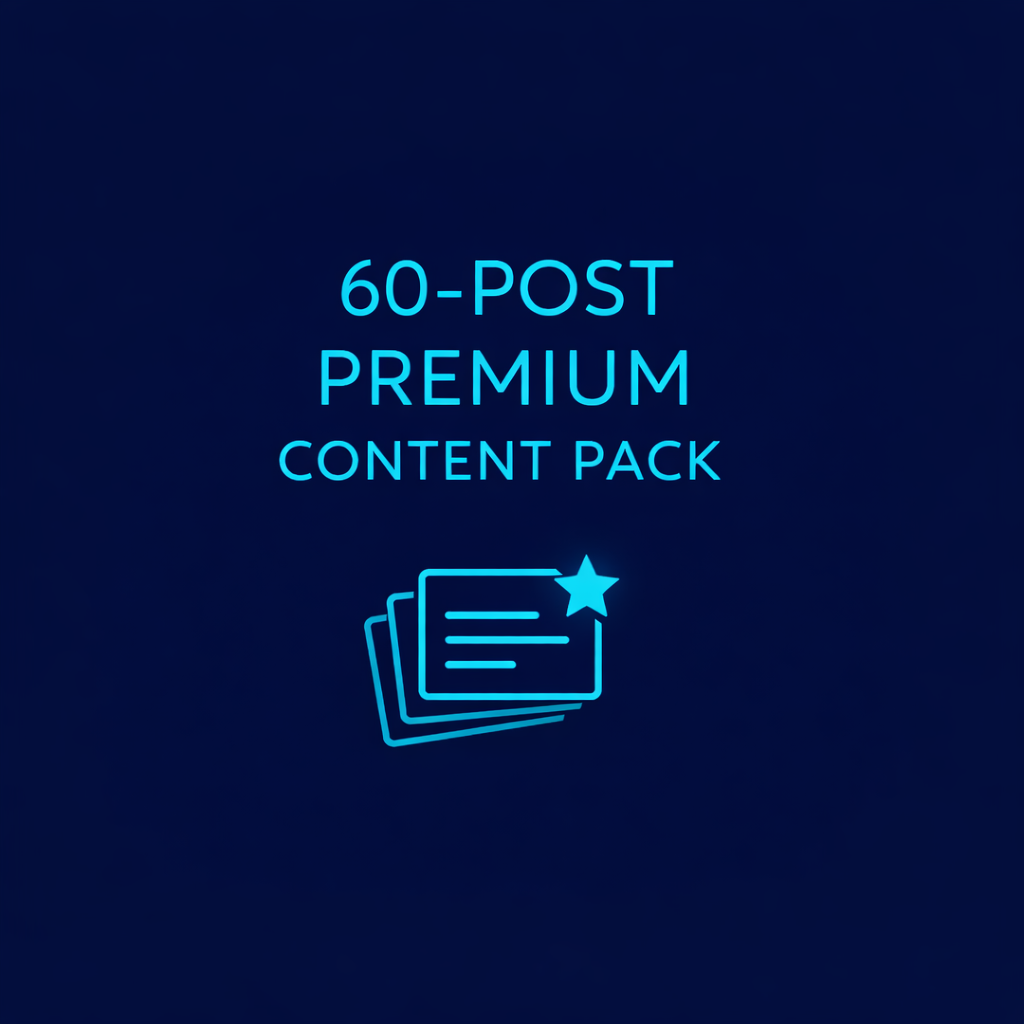 60-Post Premium Content Pack