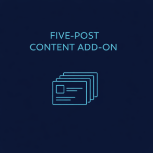 Five-Post Content Add-On